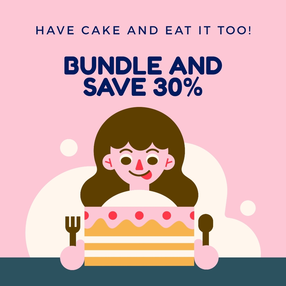 Bundle 2+ items and save at least 30%